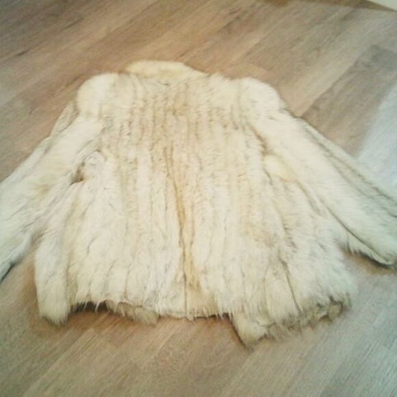 The Evans Collection Beige Mink Jacket - Picture 2 of 6